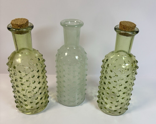 Vintage style green hobnail - vintage,