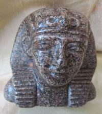 Granite Stone Bust Pharaoh