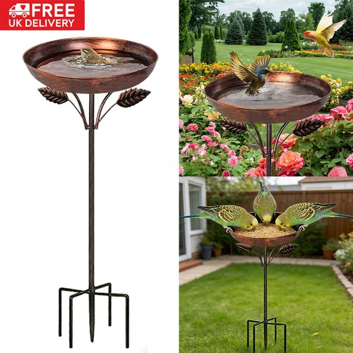 Outdoor patio garden bird bath - outdoor,