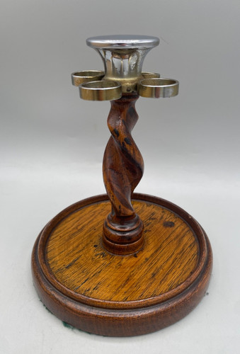 Vintage wooden pipe stand - 4, /