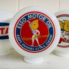 Esso Motor Oil Mini Oil Gas Petrol Pump Globe, Mrs Oil Drip