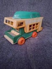 1972 Fisher Price Play Family Camper van, boat 