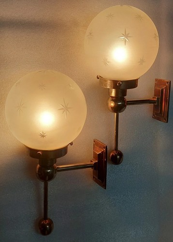 Pair antique vintage art - pair, deco
