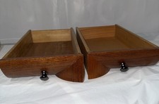 Salvage Small Oak Flat Pencil Drawer for Roll-top Desk Cubby Holes