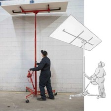 Heavy Duty 11ft Drywall Tools Plasterboard Lifter Panel Sheet Lift Cranes Hoist