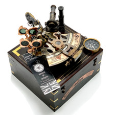 Vintage Compass Sextant