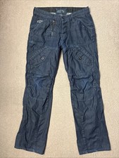 G Star Jeans Mens Blue Scuba Elwood Tapered Fit W31 L30 (3186)