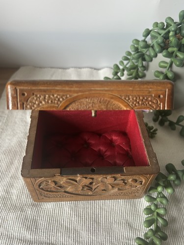 Antique black forest - black, carved
