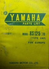 YAMAHA RS125 1978 MODEL -