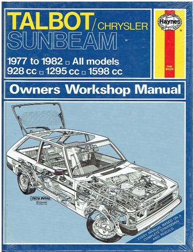 Chrysler talbot sunbeam - sunbeam, 1.0