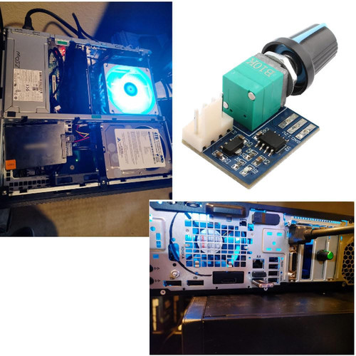 2pcs pwm fan - 2pcs, speed