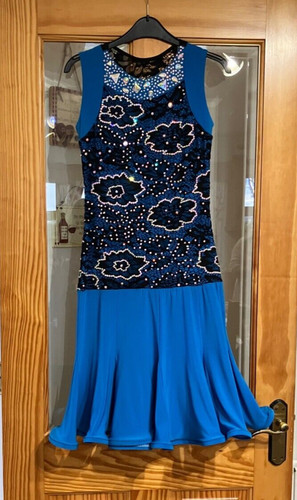 Blue black latin - blue/black, dance
