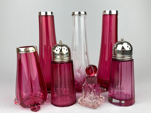 Job lot vintage cranberry - lot,