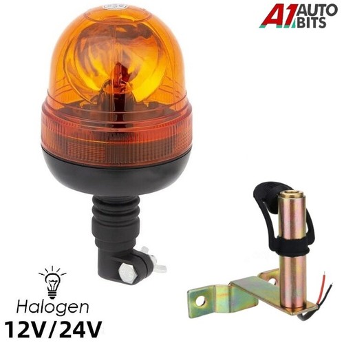 Rotating flash amber beacon - rotating,