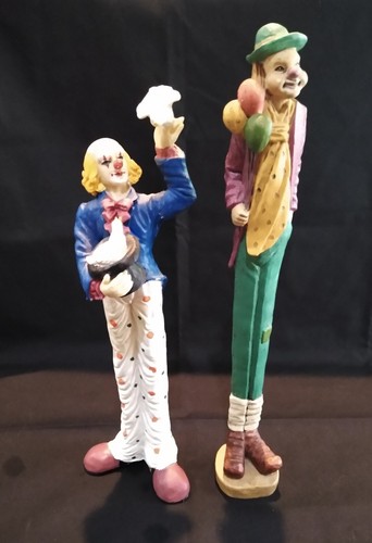 Wooden clowns stilts - wooden, on