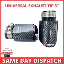 2X AKRAPOVIC EXHAUST TIP 3"