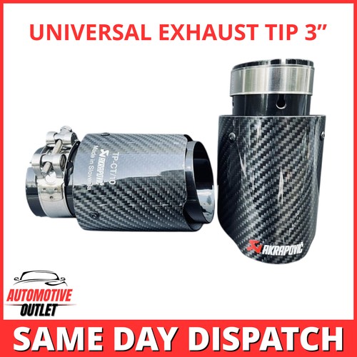 Akrapovic exhaust tip - tip, 3"