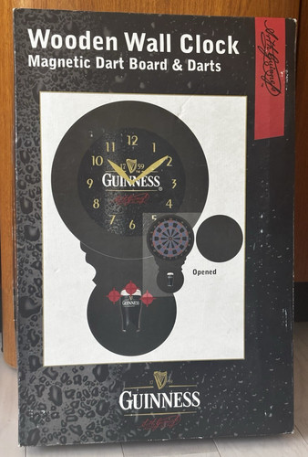 Guinness clock magnetic dart - guinness,
