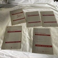 Massey Ferguson potato planter  harrow  buckrake job lot Operator Book