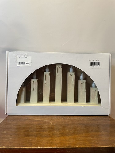 Christmas candle bridge - christmas, wooden