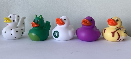 Cute rubber ducks set - of, 5
