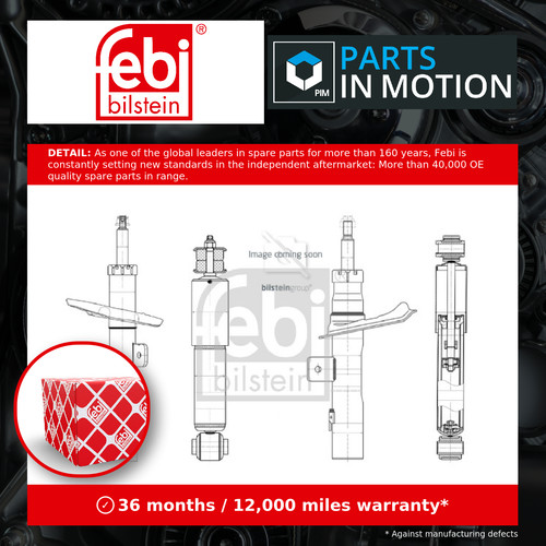 Shock absorbers rear - 2x, (pair)