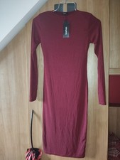 Maroon Red Long Sleeve Padded