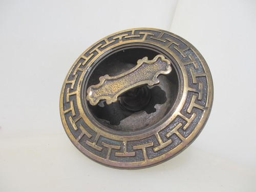 Victorian brass door bell - victorian, pull