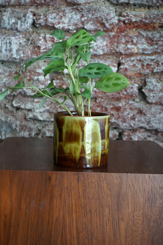 Vintage green brown abstract - vintage,
