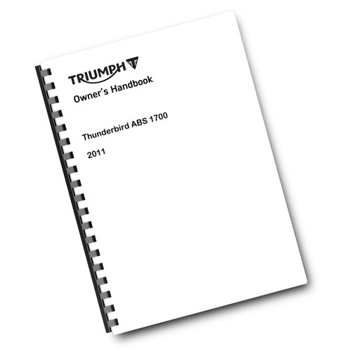 Triumph owners handbook - triumph, user