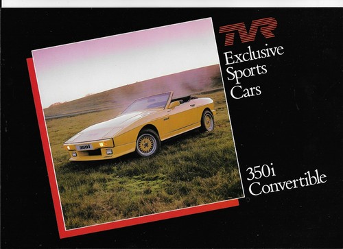 Tvr 350i high gloss brochure - gloss,