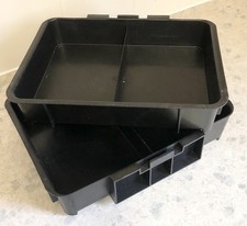 Team Daiwa Fishing Seat Box Partitioned Clip On Side Trays 