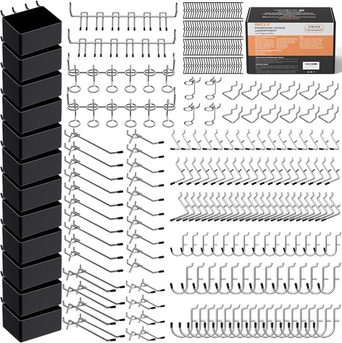 Incly 278pcs pegboard - 278pcs,