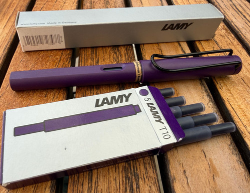 Lamy safari dark - lilac, (