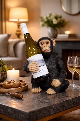 Cheeky monkey wine bottle - wine,