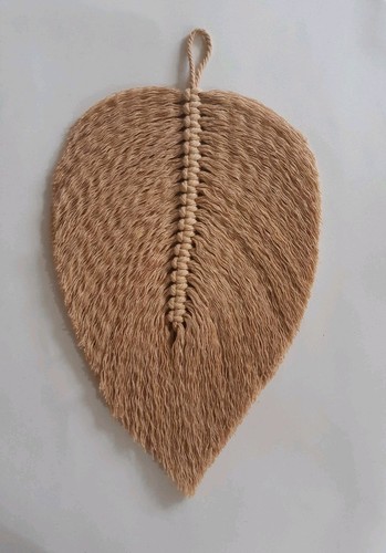 Macrame wall hanging feather - macrame,
