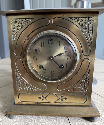 Antique ansonia mantle clock - antique,