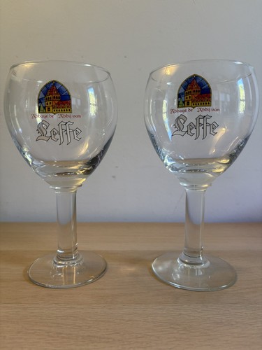 Leffe belgian beer glasses - leffe,
