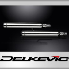 HONDA VTX1300R 05-07 VTX1300S 03-07 550mm CUSTOM SILENCER EXHAUST BULL NOSE