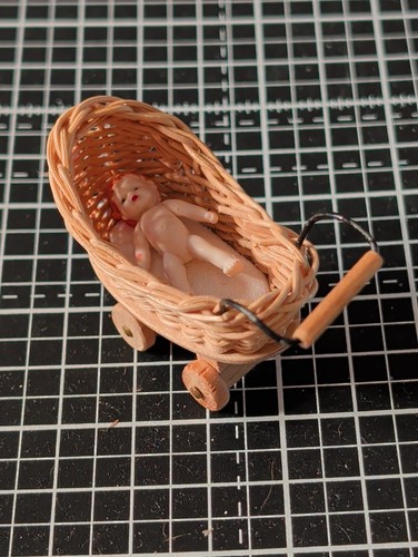 Dolls house scale wicker - dolls,