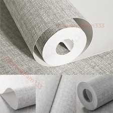 Plain Grey Textured Wallpaper