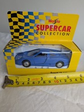 Maisto Supercar Collection Bugatti EB 110 Diecast Model Car. New, Boxed.