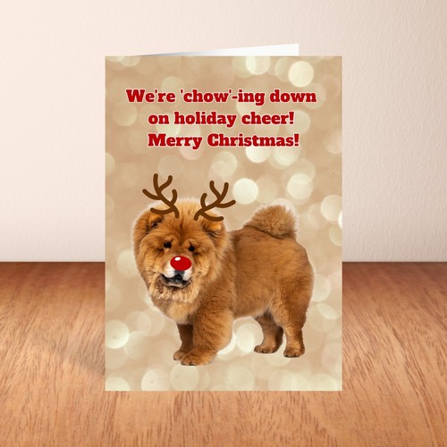 Funny chow dog christmas - funny,