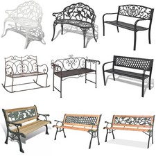 Garden Metal Bench Seat