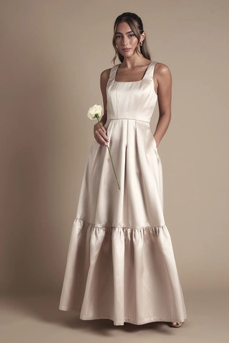Coast champagne line dress - a-line,