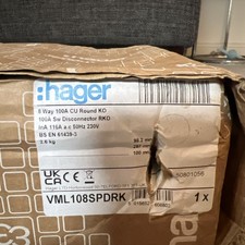 Hager 8way Consumer Unit With