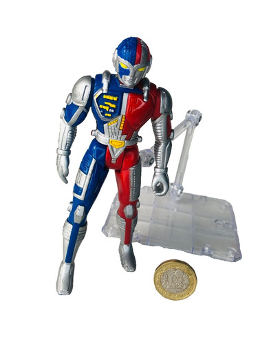 Action figure voltron red blue - figure,