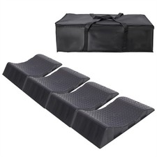 4pcs Tire Saver Ramps Interlock Design Flat Tire Prevention with Storage Bag