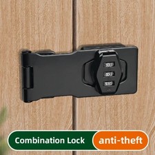 Cabinet Combination Lock Home Cupboard Password Rotary Hasp Lock Keyless Cabinet