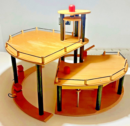 Vintage parkhaus wooden play - parkhaus,